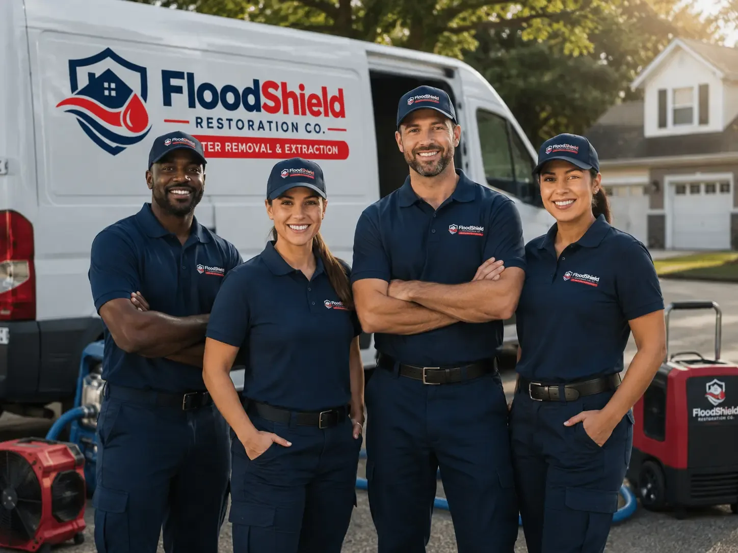 Flood Damage Restoration company in Hingham, WI